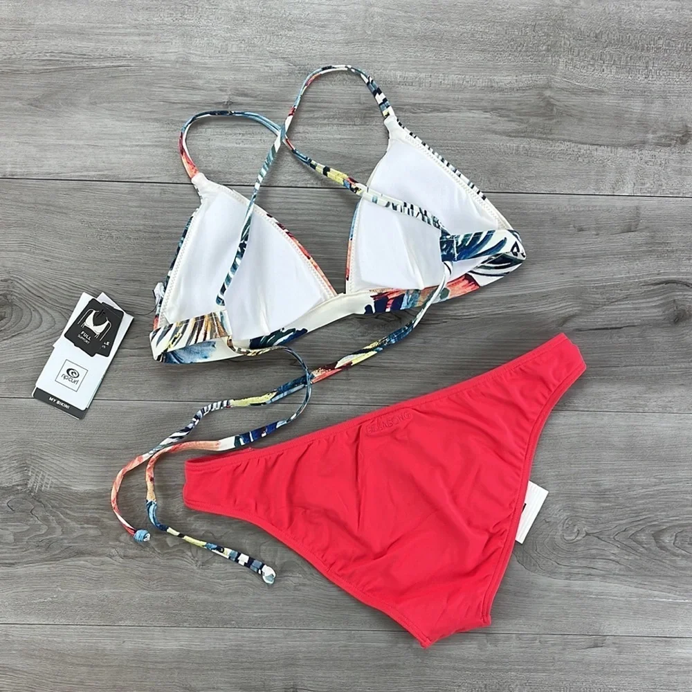 ☀️BILLABONG☀️RIP CURL☀️ SAYULITA CROSS BACK TRI SOL SEARCHER TROPIC BIKINI
